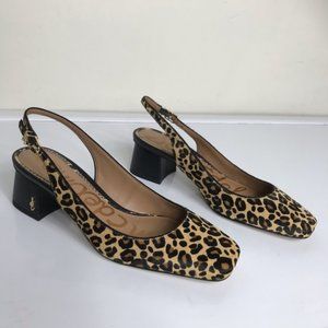 Sam Edelman Tamra Haircalf Sling-Back Pumps